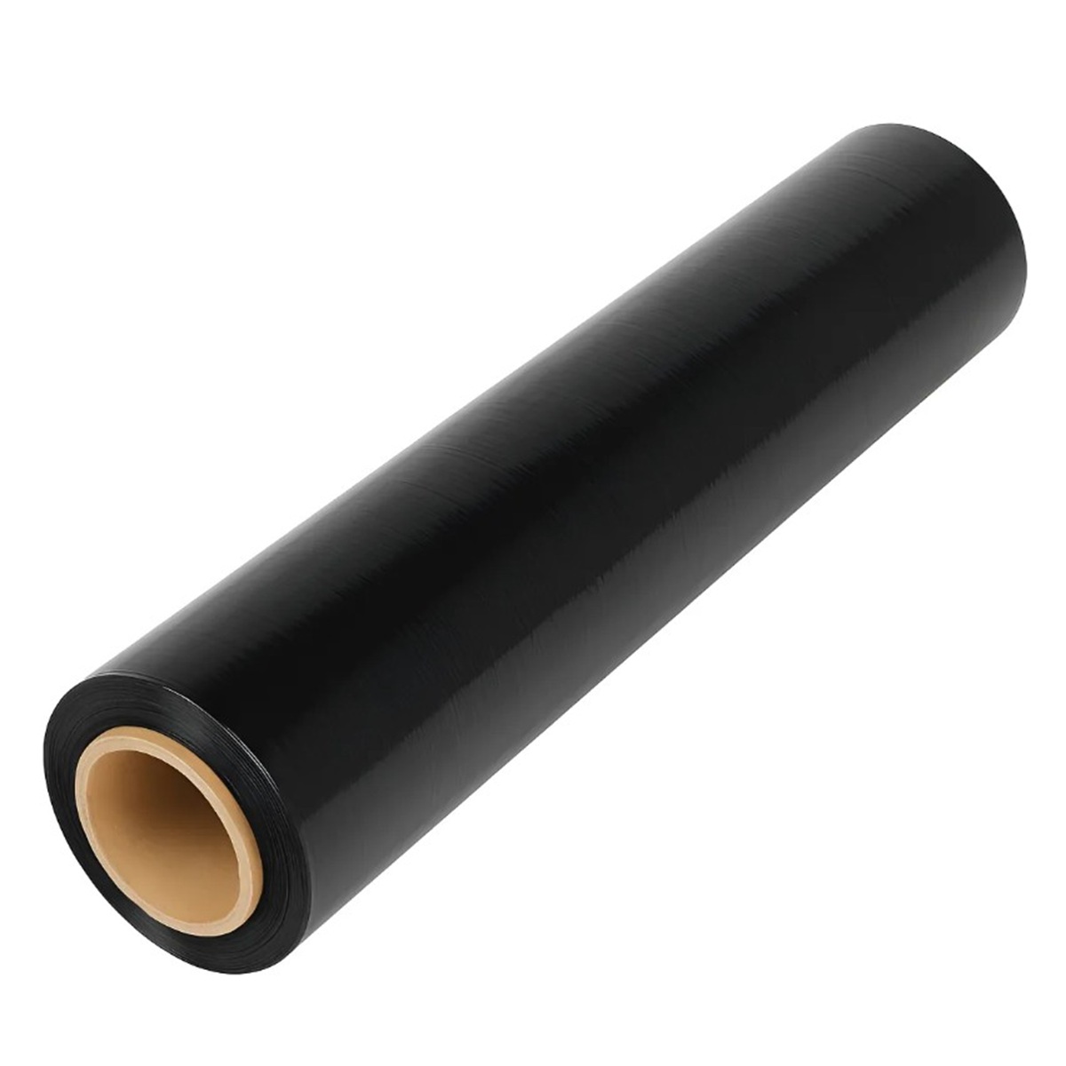 Rollo Stretch Film Alusa Embalaje Autoadherente Negro 300m Negro