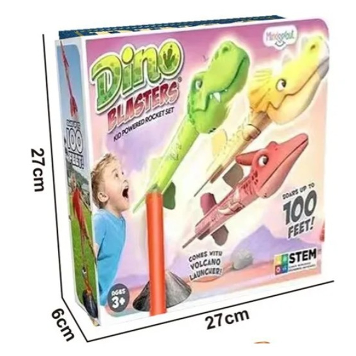 lanza cohetes dinosaurios 66